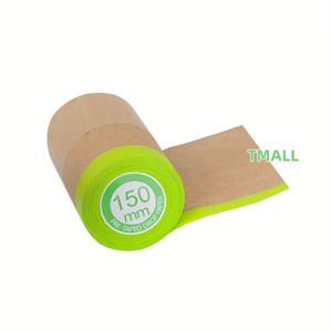 TEMU 자동차 페인팅용 미리 테이프된 마스킹 페이퍼 - 전문가용 차량 차체 수리 마스킹 테이프 & 드레이프, 차량 스프레이 페인팅 보호를 위한 다양한 크기