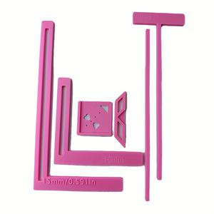 TEMU 앨범 커버 만들기 및 저널 핸드북 포지셔닝을 위한 다기능 눈금자