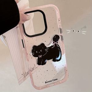 TEMU 휴대폰 케이스 - 아이폰 15, 애플 16 Pro, Max에 적합한 귀여운 3D 만화 고양이 휴대폰 케이스, 13에 사랑스럽게, 11에 충격 방지, 14에 달콤하고 멋지게, 12에 소프트 쉘, 휴일 선물, 생일 선물, 자신, 가족 또는 친구에게 완벽한 선물