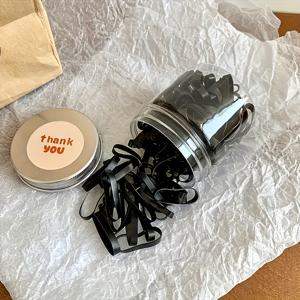 TEMU 120개 일회용 헤어 타이, 내구성 있는 포니테일 홀더와 소형 스크런치 액세서리 세트