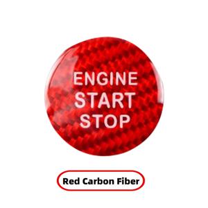 TEMU 리얼 카본 파이버 엔진 스타트 스티커 엠블럼 - 렉서스 IS250/IS200/IS300, ES350/ES300, GS300, NX, RX300/RX330/RX350, LX470/LX570 호환 - 카본 파이버 자동차 액세서리, 엔진 베이 데칼, 럭셔리 차량 업그레이드