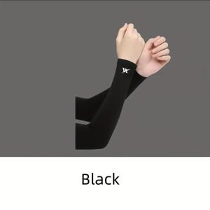 TEMU 야구 팀 세트 아이스 슬리브, X 로고가 있는 트렌디한 도구 - 블랙 앤 화이트 압박 암 워머, 적당한 탄성, 팔꿈치 지지, 스포츠 복귀 장비 | 기하학적 패턴 | 탄성 원단, 암 워머