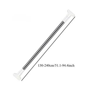 TEMU 다기능 텔레스코픽 로드, 샤워 커튼, 문, 옷장에 적합 - 쉬운 설치 금속 프레임, 내구성 있는 RV 및 욕실 액세서리, 선반, , 수납에 적합, 샤워 커튼 로드, 다기능 정리대, 세련된 디자인, 튼튼한 구조, 홈 오거나이저, 옷장 정리함,공간 절약 솔루션,세련된 디자인,쉬운 설치,녹 방지 소재,조절 가능한 막대,아파트 생활