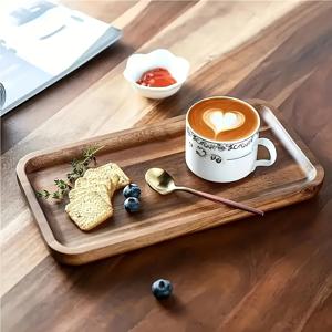 TEMU 우아한 골든 타원형 나무 트레이 - 케이크, 쿠키, 과일, 에피타이저 진열용 - 가정 및 주방 장식용으로 매우 적합, 주방 장식용 트레이 | 우아한 나무 트레이 | 나무 표면, 음식용 나무 트레이용으로 적합, 비식품 접촉용