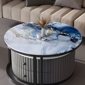 TEMU 반짝이는 파란색 금도금 에틸렌 드림 오션 자가 접착식 제거 가능 주방 방수 스티커 1롤, 찢기고 청소하기 쉬움, 벽, 테이블, 조리대 및 캐비닛과 같은 매끄러운 표면에 적합, 장식 및 리모델링에 적합