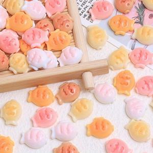 TEMU 20개 혼합 작은 물고기 레진 장식 구슬, 식품등급 안전 DIY 공예 액세서리, 헤어 클립, 머리 장식품, 네일 아트 재료용