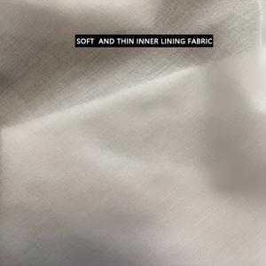 TEMU 부드럽고 얇은 안감 원단 1개, 신축성 없는 흰색, 부드럽고 편안하며 통기성 좋음, 스커트 안감, 베개솜 안감, 커튼 안감용 (제곱미터당 72g)