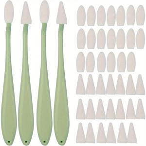 TEMU 페이퍼 아트 블렌딩 스텀프 4개, 스케치 트리머가 있는 지우개식 스펀지 스퀴지, 헤드 2종, 교체용 스펀지 닦는 천 40개, , 음영, 그림 수정에 이상적인 스케치 및 드로잉 도구