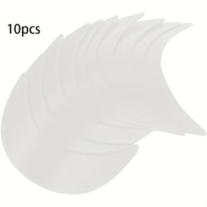 TEMU 10개 세트 호환 가능한 모자 플라스틱 비저 인서트 - 교체용 챙, 내구성 & 가벼운 캡 챙 리필, 야구모자, 테니스, 아웃도어, 캐주얼용 (10개) - 모자 라이너 셰이퍼