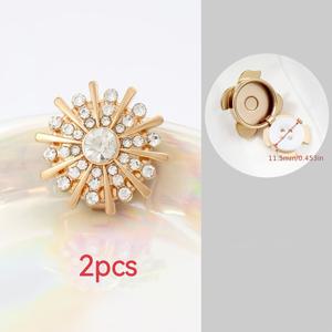 TEMU 분리 가능한 셔츠 단추 세트 2개, 장식 단추, 셔츠 및 청바지용 수제 의류 장식 단추