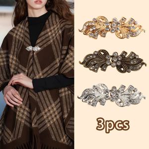 TEMU 3개 세트 남녀공용 스타일리시 니트 가디건 숄 버튼 포함 - 트렌디 가디건 칼라 및 셔츠 장식, 뜨개질 및 재봉 용품, 조절 가능한 남녀공용 가디건 스카프 클립, 탈착식 디자인, 튼튼한 구조