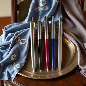 TEMU 멀티컬러 메탈 볼펜 (랜덤 색상 3개 세트) - 은색 포인트, 푸시 버튼 디자인 - 사무용품 및 일상 사용에 적합