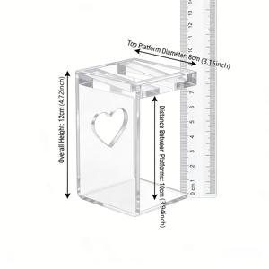 TEMU 젤 폴리쉬 아크릴 역대류 랙은 높은 투명도와 튼튼한 아크릴 소재로 제작되어 젤 폴리쉬가 침전 및 층상 형성을 방지하며 폴리쉬에 쉽게 접근할 수 있습니다. 네일 살롱 및 개인용 네일 폴리쉬 보관에 적합합니다.