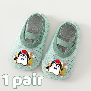 TEMU 아동용 바닥 양말, 유아용 양말, 얇은 여름 아기 양말, 유아용 미끄럼 방지 실내화, 남아용 쿨링 메쉬