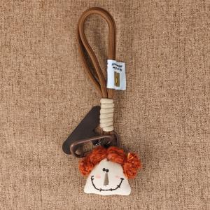 TEMU 오렌지 머리 소녀 펜던트가 달린 창의적인 폰 손목 스트랩. 두꺼운 방지 손목밴드는 다기능으로 모든 스마트폰에 적합하며, 가방 액세서리, 키체인으로도 사용 가능. 패셔너블하고 다용도로 내구성 있는 디자인