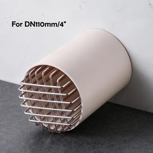 TEMU 가정 개조 파이프 보호망, 쥐 및 새 방지망 커버, 원형 바닥 배수구 오일 연기 파이프 필터망 커버, PVC 배수 파이프 보호망, 욕실 환기 커버