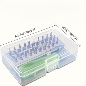 TEMU 32-In-1 정밀 드라이버 세트 - 미니 자석 십자 및 일자 드라이버, 자동차, 가구, 스마트폰, 카메라 등 수리에 적합, 산업 및 가정용으로 필수품