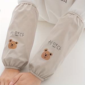 TEMU 곰돌이용 긴 스타일리시 팔토시, 가정, 필기, 사무실 보호에 다용도로 활용 가능, 남녀 모두에게 적합.