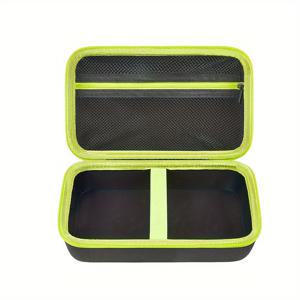 TEMU Brother P-Touch PTH110/ PRTH110/ Pro PT-H111/ PTE110 휴대용 라벨 메이커 케이스, 라벨 테이프용 보관함, AC 어댑터, 충전 케이블(박스만) - 블랙