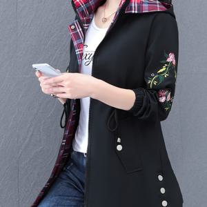 TEMU 엄마를 위한 트렌치 코트, 미디엄 길이 2024 신상, 봄/가을 중년 여성용 아우터웨어, 스타일리시 탑