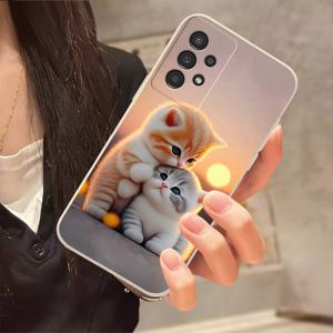 TEMU 휴대폰 케이스 - 삼성 갤럭시 A04 A04S A05 A05S A06 A13 A14 A15 A16 A22 A23 A24 A25 A32 A33 A34 A35 A52 A52S A53 A54 A55 5G 미니멀 프린트 케이스, 방수 및 내후성, 가벼운 크림색 보호 케이스, 창의적인 휴일 선물 - Z00371