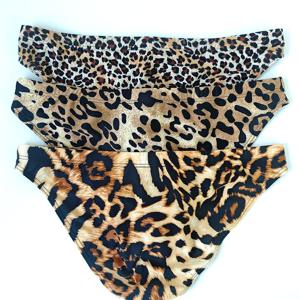 TEMU 패셔너블 트렌디 타이거 프린트 플로럴 도트 삼각팬티 3P