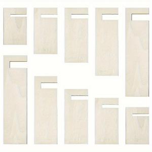 TEMU 태슬 제작용 나무 도구 10개 세트, 직사각형 모양으로 디자인되었으며, 뜨개질 프로젝트에서 레이스 및 매듭 제작에 이상적입니다.