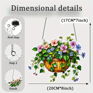 TEMU 2D 플랫 - [2D 도어 커튼] 2D 플랫 - [2D 도어 커튼] 1개, 2D 플랫 프린트, 꽃 햇빛 가리개, 창문 걸이 빔 장식품 (8인치 X 7인치), 어버이날 선물, 아내 생일 선물, 로맨틱 장식, 플로럴 장식