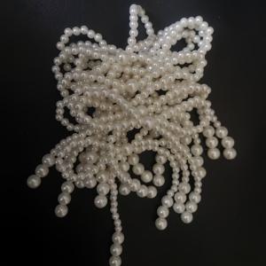 TEMU 11개 수제 인조 진주 리본 부케, 케이크 장식, 의류 장식에 적합하며 파티 장식, 선물 포장, 크리스마스, 발렌타인데이, 추수감사절, 어버이날, 졸업식과 같은 특별한 날에 완벽합니다.