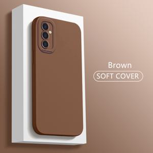 TEMU 삼성 갤럭시 S25 울트라 S24 S23 플러스 A54 A55 5G용 패션 스퀘어 캔디 컬러 렌즈 보호 실리콘 커버, 빌트인 플러프 충격 방지 소프트 휴대폰 케이스