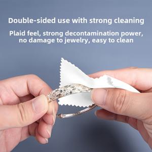 TEMU 20개입 광택 클리너 (금색 및 은색 관리용), 초극세사 소재, 스크래치 방지, 광택 복원 및 유지, 내구성 및 재사용 가능