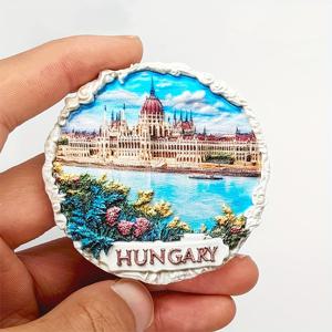 TEMU 헝가리 다뉴브 강변에서 온 냉장고 자석 기념품 1개, 3D 장식품으로 집을 꾸미고, 완벽한 휴일 선물로 좋습니다.