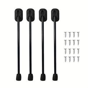 TEMU 4개 테이블 접이식 다리 커피 메탈 부속품 주방 여행용 조절식 책상 접이식 노트북 커피 테이블 부속품