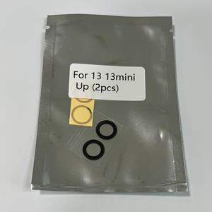 TEMU 신제품 카메라 렌즈 유리 2개입, 아이폰 13 미니 프로 맥스 플러스용, 양면 접착 테이프 포함 후면 카메라 렌즈 보호렌즈 수리 부품