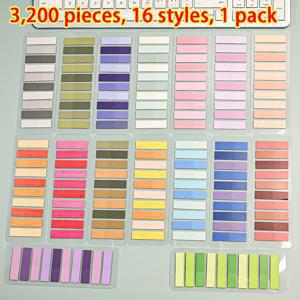 TEMU 1개 (3200장) 투명 PET 스티커 노트 - 투명 페이지 마커, 책, 파일, 태블릿용 - 애노테이션 탭, 인덱스 라벨, 공부, 사무실, 정리용 페이지 마커