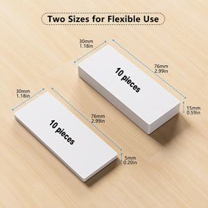 TEMU EVA 폼 헤드보드 벽 보호대 20개입 - 15mm 두께 10개입 및 5mm 두께 10개입 벽 보호 패드, 충격 방지 방음 매트, 소파 막대 패드, 침대 소음 방지 패드, 스크래치 및 손상 방지를 위한 내구성 있는 가구 막대