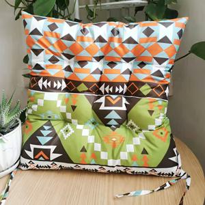 TEMU 쿠션 1개, 삼각형 기하학 패턴, 브러싱 처리된 도톰한 식탁 의자 패드, 사무실 컴퓨터 의자 매트, 학생용 좌석 쿠션, 다다미 바닥 좌석 쿠션, 작은 체크무늬 패턴