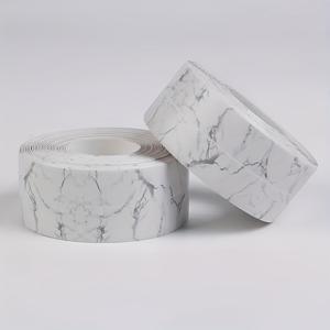 TEMU PVC 방수 실링 테이프 - 욕조, 싱크대, 바닥 및 벽에 적합한 강력 접착제 - 방수 및 누수 방지 디자인, 깨끗한 외관 및 신뢰할 수 있는 실링 기능을 갖춘 사용하기 쉬운 장식 수리 테이프