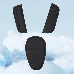 TEMU 유아용 안전 벤치, 유모차, 하이체어, 카시트 겸용 어깨 보호 스트랩 커버 및 힙 버클 패드 - 가볍고 튼튼하며 조절 가능한 어깨 보호 및 힙 지지, 모든 유모차/하이체어/카시트/여행용품에 적합