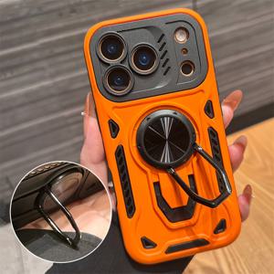 TEMU 2in 1 헤비듀티 낙하방지 360° 링 스탠드 충격방지 범퍼 폰 케이스 아이폰 17프로맥스 17프로 17 16프로맥스 15 14 플러스 13 12 프로 맥스 11 럭셔리 더블레이어 두꺼운 미끄럼방지 보호 백 펀다