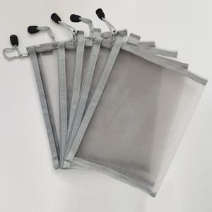 TEMU 지퍼백 5개/8개 세트 - 지퍼 잠금 파일 폴더, 사무실 정리, 학교용, 문구류 및 일상용품 보관에 적합