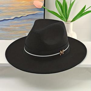 TEMU 빈티지 펠트 모자 M-라벨 - 여행, 이벤트, 크리스마스/졸업 선물용 우아한 클래식 - 손세탁 가능한 내구성 다용도 액세서리 (깃털 없는 디자인)