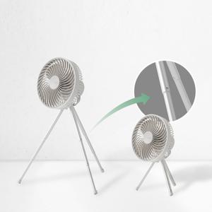 TEMU 3단 높이조절 엔소울 아웃도어용 선풍기 무드등 기능 파우치 포함 6000 대용량 배터리