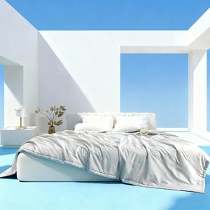 TEMU KURUA 사계절 이불 소프트 터치 워싱 먼지없는 홈 베이직 이불，두껍고 따뜻하며 편안한 사계절용 퀼트 디자인, 기숙사, 임대 숙소, 침실에 완벽한 침구