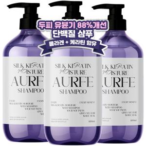 TEMU [두피유분기 88%개선] 2+1 아우페 단백질 샴푸 1L 대용량 퍼퓸 샴푸 청소년 정수리냄새 여자 남자