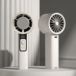 TEMU 휴대용 미니 BLDC 100단 무선 냉각 에어컨 손 선풍기 핸디 손풍기