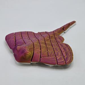 TEMU 움직이는 관절 악마광어 피규어 - 스트레스 해소 가능한 유연한 꼬리와 움직임, 리얼리스틱 플라스틱 해양 수족관 장식, 어항 데코, 데스크탑 디스플레이, 해양 테마 선물용