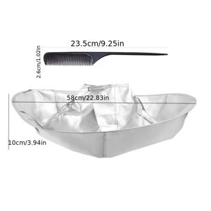TEMU 전문 헤어 스타일리스트용 케이프 및 빗, 간편한 세척 살롱 망토, 공간 절약형 미용 도구, 인체공학적 디자인으로 편안함 제공, 전문가 및 가정용으로 적합