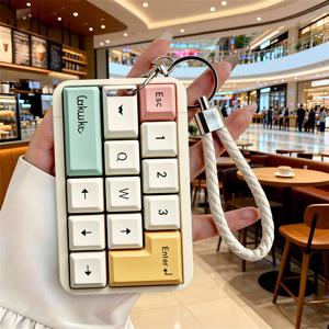 TEMU 남성 & 여성용 의사 간호사 ID 홀더 카드 케이스 - 가벼운 플라스틱, 학교, 직장, 출퇴근, 버스, 신용카드, 학생증, 전문가용 키체인 카드 파우치 (끈 & 키체인 포함)