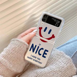 TEMU 폰 케이스: 기분 좋은 얼굴과 멋진 분위기 귀여운 디자인 폰 케이스, 삼성 갤럭시 Z 플립3/4/5/6/7, Z 폴드3/4/5/6/7, W23/24/25/플립, 모토로라 레이저40//울트라 호환, 데이 선물